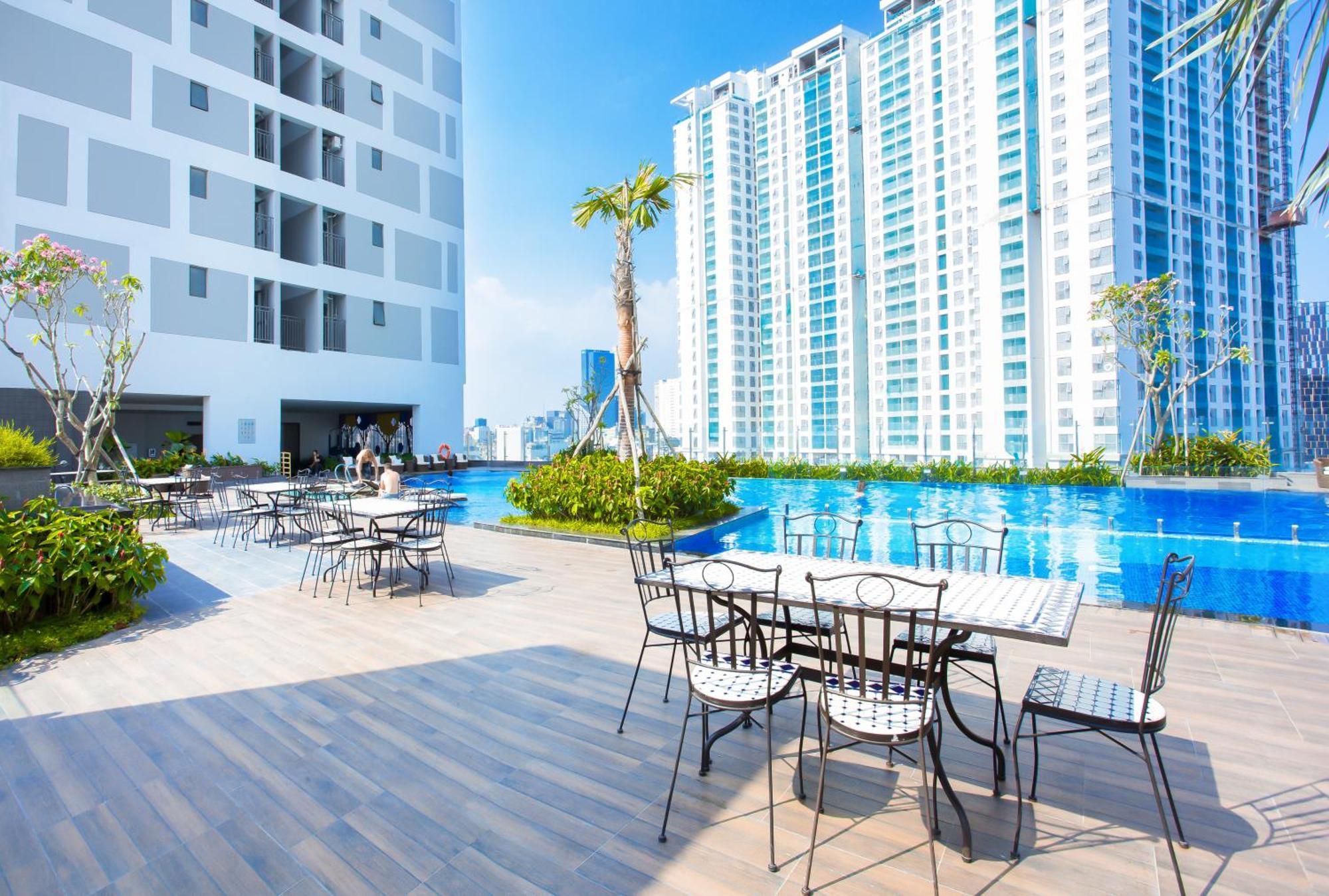 Aloha Cbd Apartment - Rivergate Tower Ho-Chi-Minh-Stadt Exterior foto